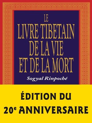 cover image of Le livre tibétain de la vie et la mort